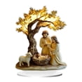 thumbnail image 1 of Letrero acrílico de la Natividad, decoración de mesa, obra de arte, centro de mesa cristiano 2D, Navidad Árbol, 1 of 7