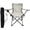 Beige, variant on Quad Folding Camp Chair with Cup Holder, 32" H x 19" W, Carrying Bag & Supports 250lbs, Portable & Compact Outdoor Chair for Camping, Hiking, Tailgating, Beach, and Sports Events