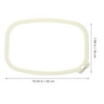 thumbnail image 2 of WEUVEB 2Ud White Plastic Needlework Hoops for DIY Embroidery and Creative Crafting Decor, 2 of 6