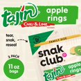 thumbnail image 3 of Tajin Gummy Candy Fruit Rings, Gummies with Chili and Lime Seasoning, Mild Spice, Gluten-Free and Vegan Snacks, Assorted Variety, Mango, Pineapple, Peach, Watermelon, Snack Size 12 Pack, 3 of 5