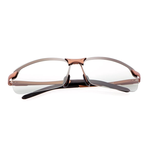 Gafas de sol YIMI fotocromáticas con montura marrón polarizada