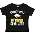 thumbnail image 3 of Inktastic Congrats My Cousin Graduated with Cap Boys or Girls Toddler T-Shirt, 3 of 5