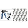 thumbnail image 3 of Herramienta de ación de licencia de yeso de anclaje de cavidad de Metal de pared herramienta de ajuste de Metal remachador hueco (adecuado para anclaj 4x38 shamjiam Anclajes de pared huecos, 3 of 8
