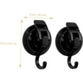 thumbnail image 5 of 2 Pcs Hook up Traceless Wall Hooks Wall Suction Hooks Decorative Wall Hook Jewelry Hooks Heavy Duty Coat Hangers Wreath Hangers Vacuum Hooks Wall-Mounted Hooks Non-Punching Hooks, 5 of 5