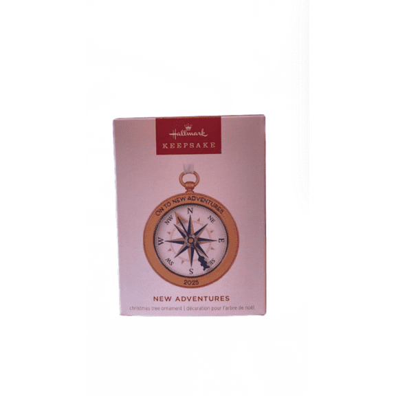 Hallmark 2025 Keepsake New Adventures Christmas Metal Ornament New with Box