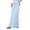 Blue, variant on Women's Skirts Linen Maxi Trendy Summer Drawstring Waist A Line Cute Boho Long Flowy Summer Clothes for Women Light Blue L