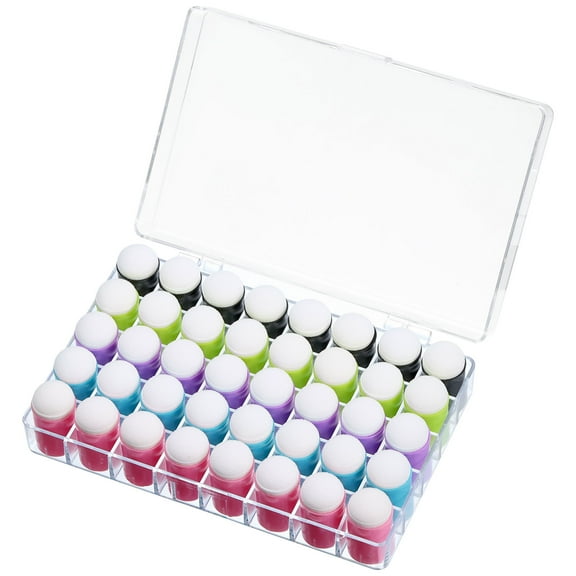 Uxcell Finger Sponge Daubers Finger Painting Sponge Set Craft Drawing Sponge Dauber, 40 Pack