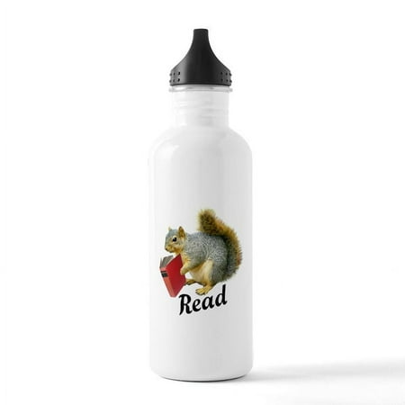

CafePress - Squirrel Book Read Water Bottle - Stainless Steel Water Bottle Sports Bottle 1.0L