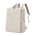 thumbnail image 2 of Mochila para ordenador de 15,6 pulgadas, bolso para portátil, mochila de viaje sencilla, mochila profesional informal. blanco, 2 of 9
