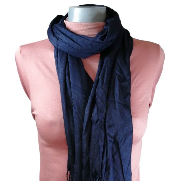 Pashmina Chal Chalina CHIC-FANTASY Azul 100% poliester
