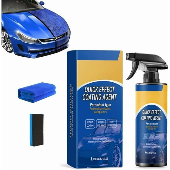 Limplex Coating Spray, 2025 Germany Formula Quick-Acting Car Polish, 3-in-1 Waterless Wash & Scratch Remover, Restores Shine & Gloss for All Car Models