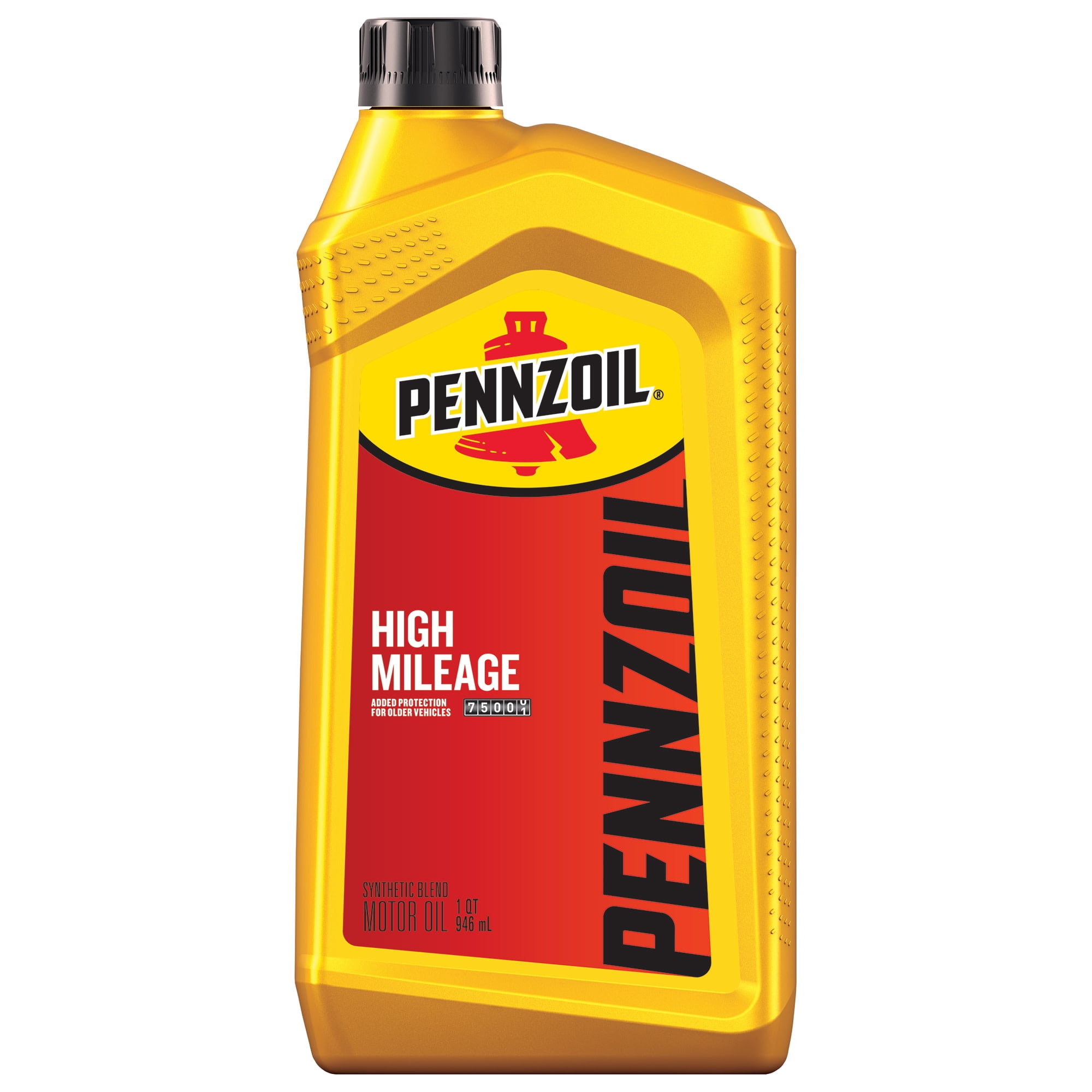 Pennzoil High Mileage 10W-40 Motor Oil, 1 Quart - Walmart.com