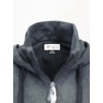 thumbnail image 5 of Greg Norman Women's HTH Dark Grey Technical Performance 1/4 Zip Hoodie (S02), 5 of 8