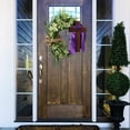 thumbnail image 6 of Aosijia Easter Wreath Door Hanging Decoration with Cross Bouquet Garland for Front Door Decor Simulation Plant Flower Decorations Grape Vines Wreath Spring Home Decoration, 6 of 6