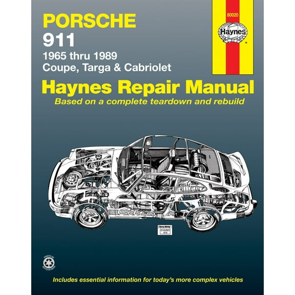 Porsche 911 (65-89) for Coupe, Targa & Cabriolet Haynes Repair Manual ^
