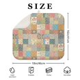 thumbnail image 4 of Pioneer Flower Floral Print Pattern Kitchen Dish Drying Mat 1 Pack, Ultra Absorbent Microfiber Drainer Mat, 16"x18", 4 of 6