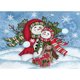 thumbnail image 1 of Pintura de diamante (DE5079) muñeco de nieve conejo 5D DIY cuadrado Beadworks mosaico 40x30cm 45x60cm Hugtrwg Para estrenar, 1 of 1