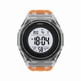 thumbnail image 1 of Reloj de Hombre Digital Steiner Traslúcido 5 Atm Wateresist Naranja, 1 of 4