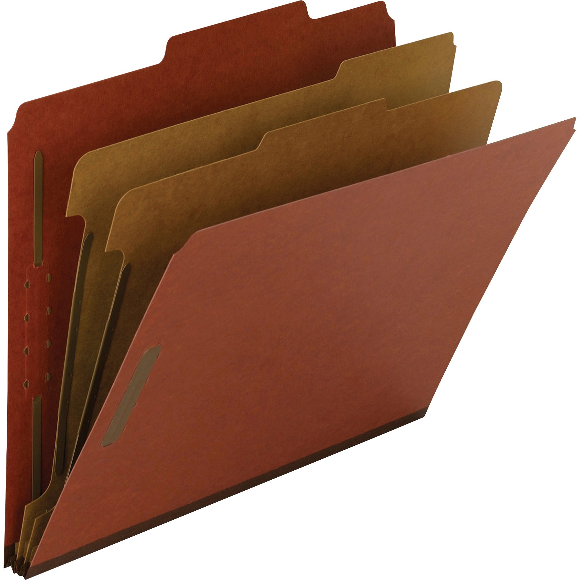 Smead 100 Recycled Classification Folders, Red, 10 / Box (Quantity