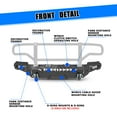 thumbnail image 5 of Modular 3 IN 1 Design Steel Front Bumper+Side Wing+Bull Bar For 2014-2015 Chevy Silverado 1500 w/2*Shackles and 2*4" Pod Lights, 5 of 11
