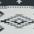 thumbnail image 5 of SAFAVIEH Augustine Bradford Geometric Area Rug, Black/Light Grey, 6'4" x 6'4" Square, 5 of 6
