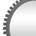 thumbnail image 4 of DecMode 35" x 35" Black Wall Mirror with Beaded Detailing, 4 of 11