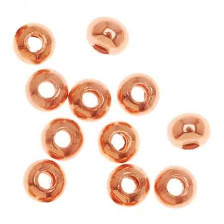 Bright Copper Bead - Bright Genuine Copper Rondelle Beads 3.2mm x 2.5mm (100)
