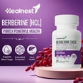thumbnail image 3 of Berberine HCl 500 mg with Ceylon Cinnamon, Turmeric, Milk Thistle, Bitter Gourd & Alpha Lipoic Acid - Non-GMO, Gluten Free, Vegan Capsules - 60 Count, 3 of 9