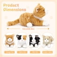 thumbnail image 4 of MorisMos 4PCS Plush Cat Toys Set, 16.5in Soft Stuffed Kitten Animals, 4 of 7