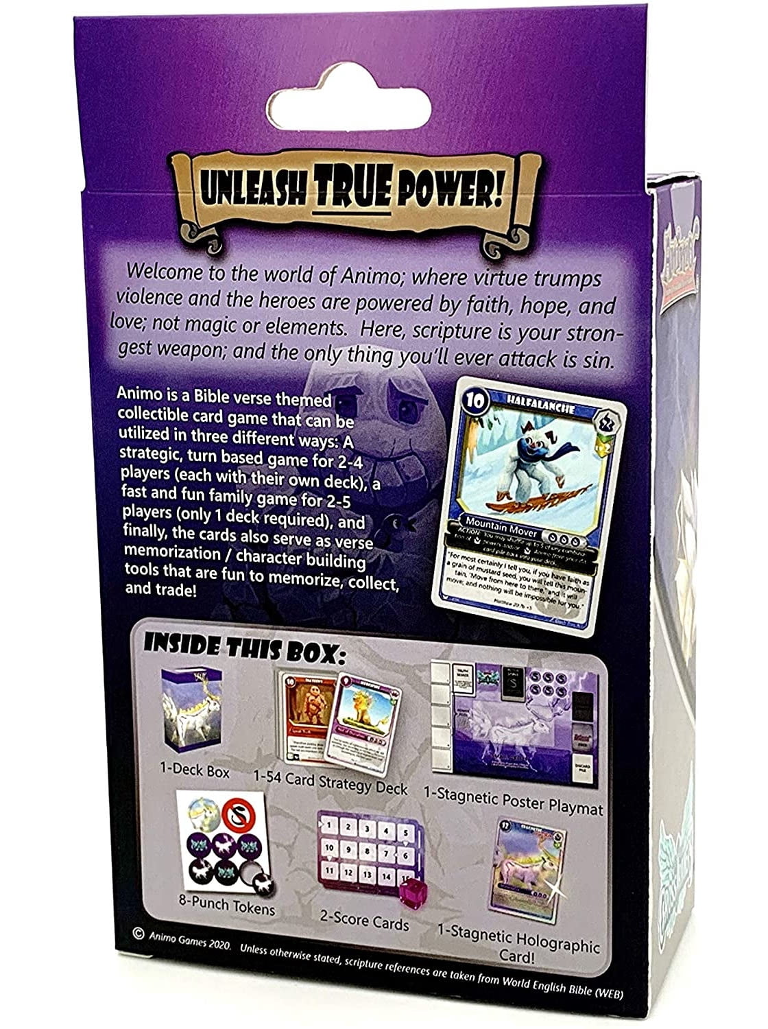 Animo Living Deck Bible Verse Game Stagnetic Strategy Deck NEW 54 Scripture  Card - Walmart.com
