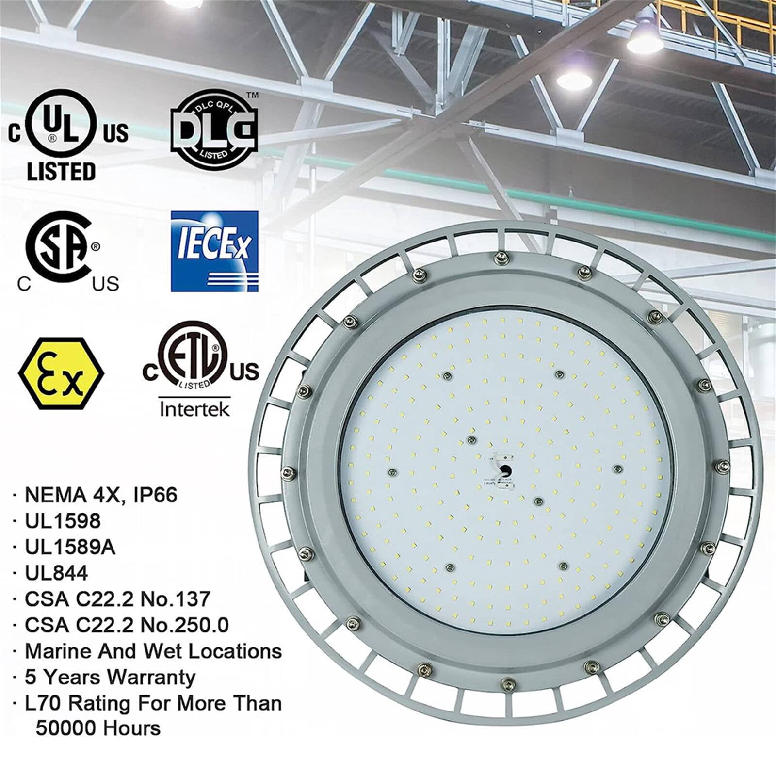 Chiuer 150W Explosion Proof Flood Light 5000K 100-277V 21000LM Class I Div 2