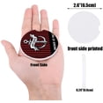 thumbnail image 2 of RYLABLUE Hope is an Anchor of the Soul Nautical Anchor and Red Stripes Set of 2 Car Coaster for Drinks, Absorbent Ceramic Stone Coasters Cup Mat with Cork Base for Coffee Table Bar Decor, 2 of 5