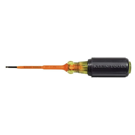 

Klein Tools 607-3-INS Insulated 3/32 in. Cabinet Tip Screwdriver with 3 in. Shank