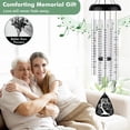 thumbnail image 2 of Memorial Gifts Wind Chimes - Sympathy Gift For Loss Of Dad  Windchimes In Memory A Loved One Bereavement Condolence Grief Funeral Condolences Remembrance Grieving Cardinal Family Tree, 2 of 6