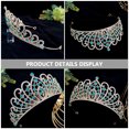 thumbnail image 2 of MasteelfCA Wedding Bride Crown Bridal Rhinestone Crown Birthday Party Tiara Wedding Hair Accessory, 2 of 7