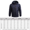 thumbnail image 2 of Abrigo Abrigo de hombre Senderismo Camping Ropa deportiva Térmica Exterior Outwears Primavera Otoño Chaqueta Cgtredaw Azul marino T M para Hombre, 2 of 5