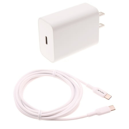 18W Fast Home Charger for Amazon Fire Max 11 (2023) - PD Type-C 6ft USB-C Cable Quick Power Adapter Travel Compatible With Amazon Fire Max 11 (2023) Tablet