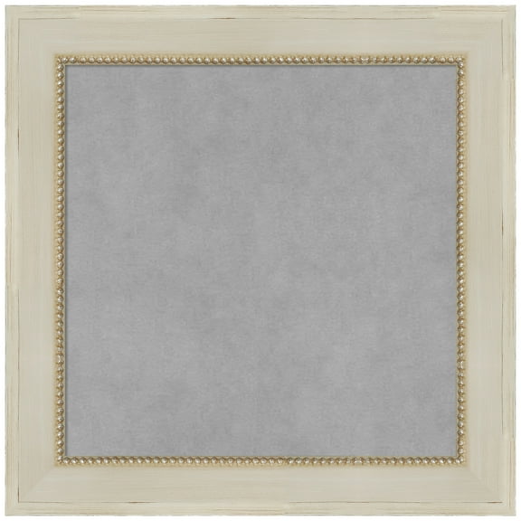 Amanti Art Parthenon Cream Framed Magnetic Board 20 x 20 in.