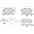 thumbnail image 6 of Winstop Brake Pad Set, Front WS.1578.0.C, Honda Civic 2015-2012, 6 of 6