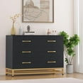 thumbnail image 1 of Commode à 6 Tiroirs, Commode pour Chambre, Meuble Télé pour Salon et Couloir, 1 of 8
