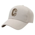 thumbnail image 2 of Summer Hot Sales Under $5 Multicolor Cooling Baseball Cap GIJNRIUIUA Letter Embroidery Baseball Cap Outdoor Wild Couple Cap Men and Women Sunshade Hat Summer Hats, 2 of 3