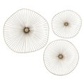 thumbnail image 1 of IMAX 90331-3 Guilded Sphere Wall Decors - Set of 3, 1 of 1