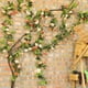 thumbnail image 4 of Oferta por tiempo limitado!Paquete de 2 guirnaldas de flores artificiales, 15,8 pies, rosas falsas, flores de seda, hiedra rosa colgante para boda, arco, fiesta, hogar, jardín, decoración de pared, 4 of 7