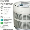 thumbnail image 5 of Honeywell Air Purifier, 50250-S, 390 sq ft, HEPA Filter, Allergen, Smoke, Pollen, Dust Reducer, 5 of 7