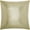 Light gold, variant on Nourison Mina Victory Couture Metallic Leather Light Gold Throw Pillow (20 Inch x 20 Inch)