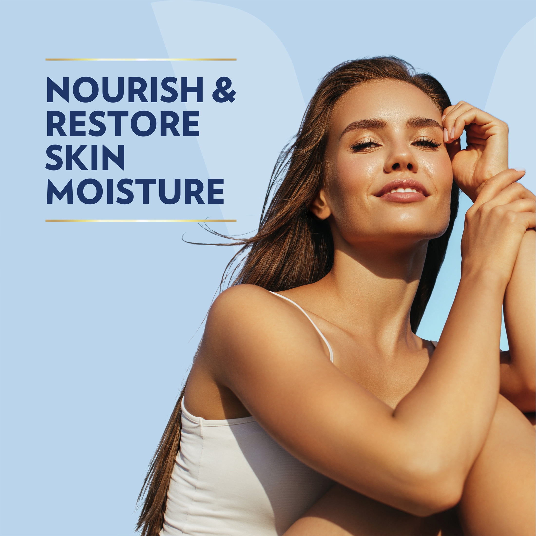 Vaseline Intensive Care Nourishing Moisture Body Lotion for Dry Skin, Lotion Made with Ultra-Hydrating Lipids + Pure Oat Extract for Nourished, Healthy-Looking Skin, 32 fl oz
