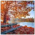 thumbnail image 1 of Picture-Tiles.com: Autumn Ceramic Tile Wall Mural WAL500021-66M. 36"W x 36"H using (36) 6" x 6" Ceramic Tiles-Satin Finish, 1 of 3
