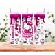 thumbnail image 2 of Personalice el diseño lindo kawaii hello cat anime dibujos animados personalizado impreso en 3d Vasos delgados aislados de 20 oz con pajita, 2 of 4