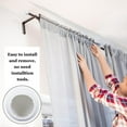 thumbnail image 6 of 8PCS Platic Window Curtain Rod Covers White Ends Curtain Caps 28mm Inner Diameter Column Drapery Pole Finials Curtain Heads for DIY, 6 of 9