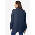 thumbnail image 2 of Woman Within Plus Size Perfect Long-Sleeve Turtleneck Tee (Petite Available), 2 of 6